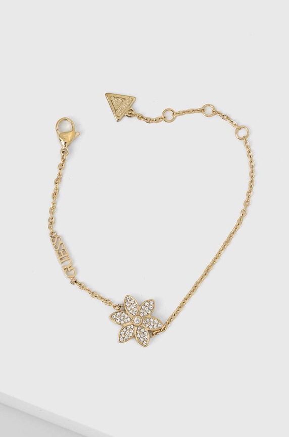 Guess bransoletka cyrkonia złoty JUBB04.144JW