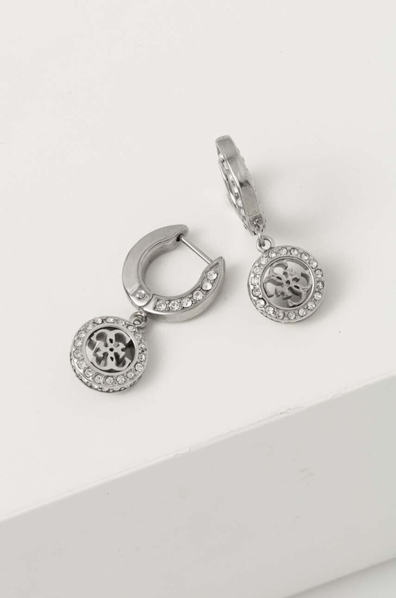 Guess kolczyki cyrkonia srebrny JUBE04.165JW