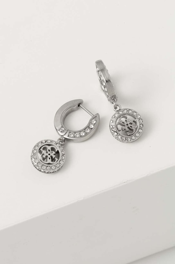 Guess kolczyki cyrkonia srebrny JUBE04.165JW