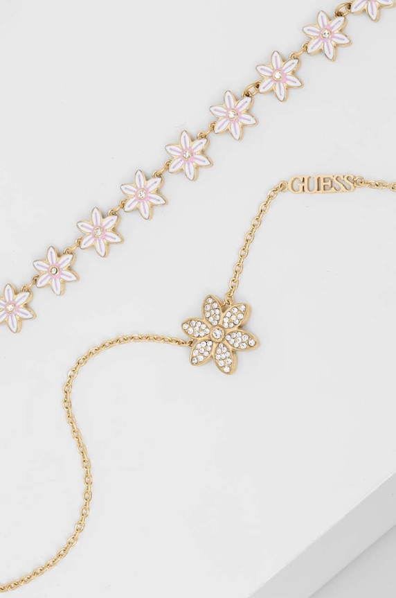 Guess naszyjnik JUBN04.130JW biały SS25
