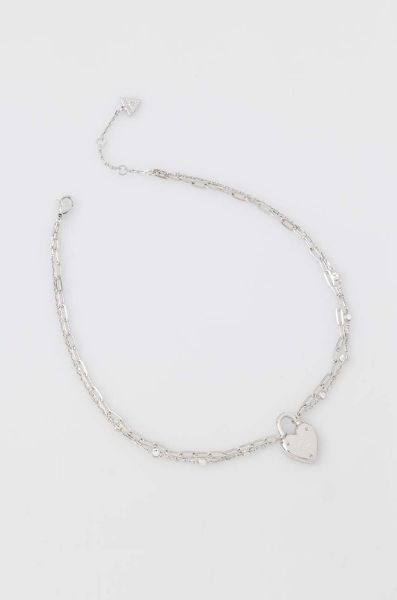 Guess naszyjnik Gift Box srebrny JUBN04.215JW