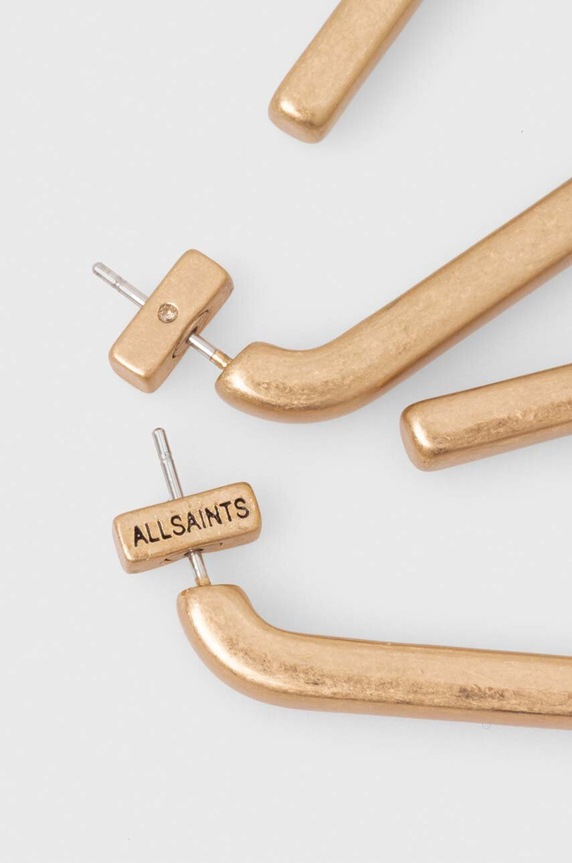 AllSaints kolczyki 375485C712 złoty SS24