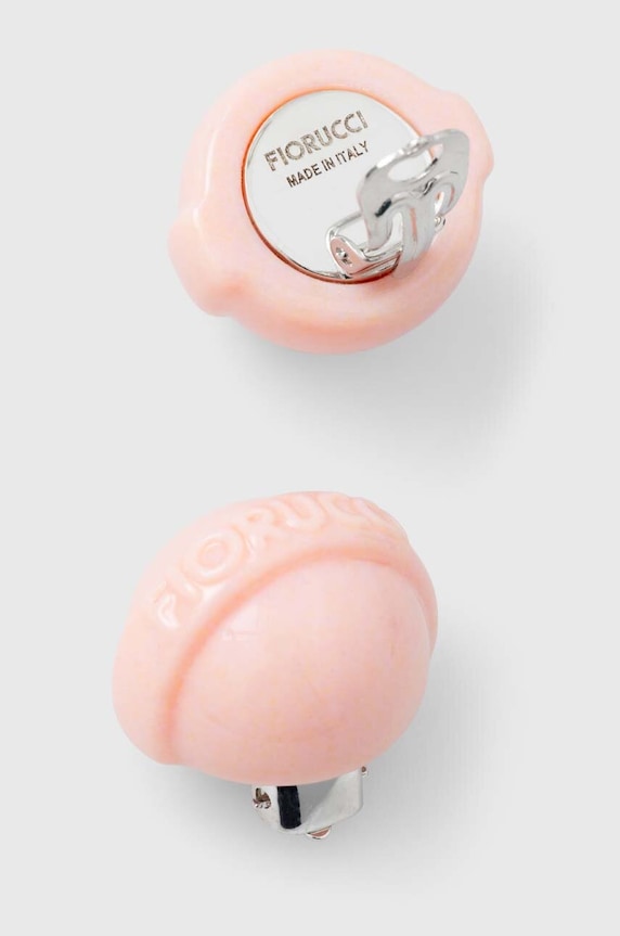 Naušnice na klipse Fiorucci Pink Mini Lollipop Earrings U01FPAJE145PT01PN02 roza AA00