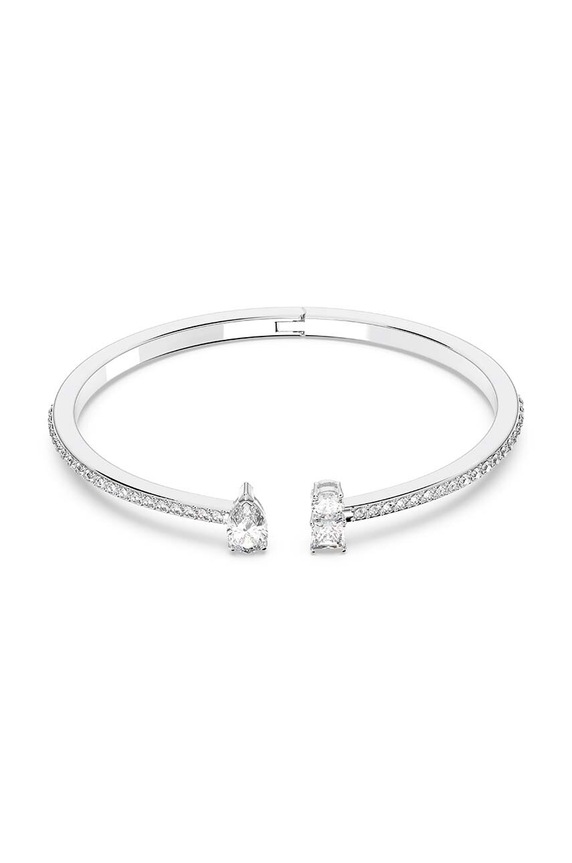Swarovski bransoletka ATTRACT CUFF kryształ Swarovskiego srebrny 5572664
