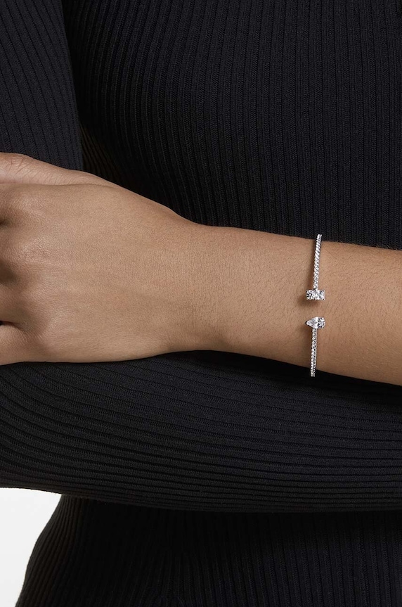 Swarovski bransoletka ATTRACT CUFF 5572664 srebrny SS24