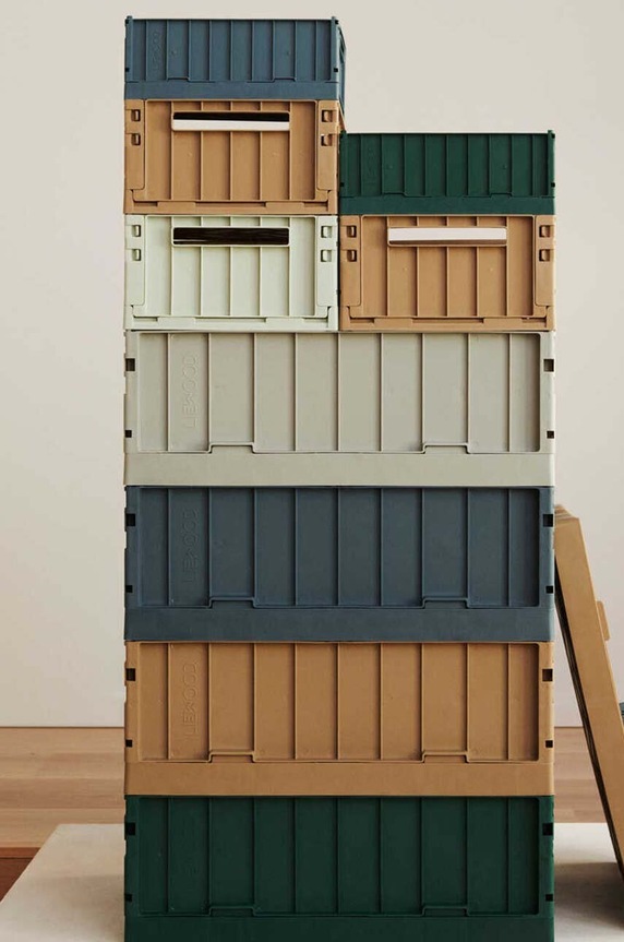 Chlapec Úložný box Liewood 2-pak LW14549.K modrá
