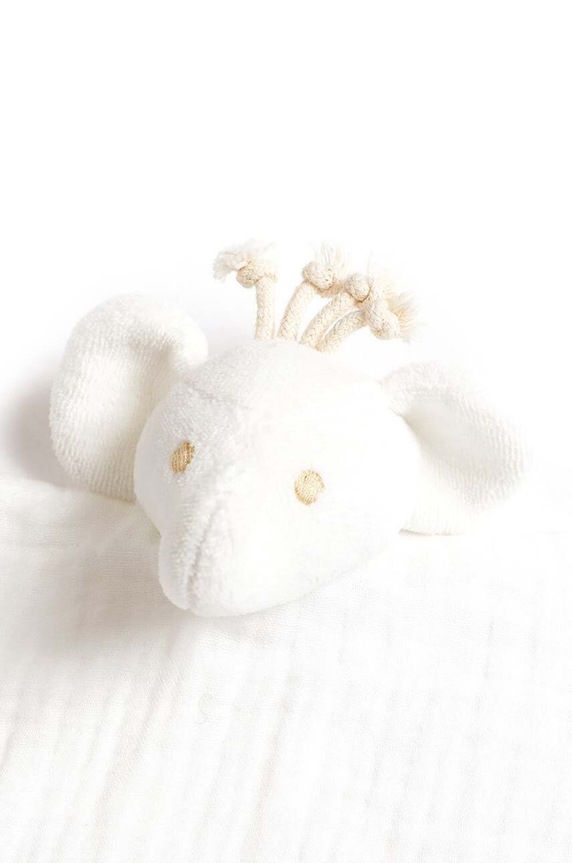 BIMBA Tartine et Chocolat peluche 25 x 25 cm T30515H. bianco