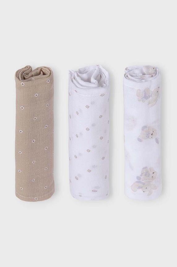 Mayoral Newborn pieluszka niemowlęca 3-pack Produkt niemowlęcy żółty 19402.1B.Newborn.PPYH