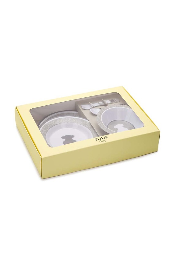 Σετ δείπνου για παιδιά Tous Feeding.201 γκρί SS24