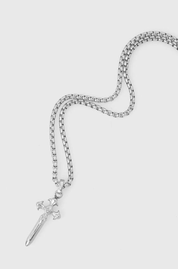 Guess colier JUMN04.024JW argintiu SS24