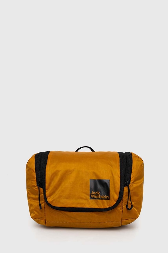 Jack Wolfskin Cestovní kosmetická taštička Wandermood Planet friendly žlutá 8007861