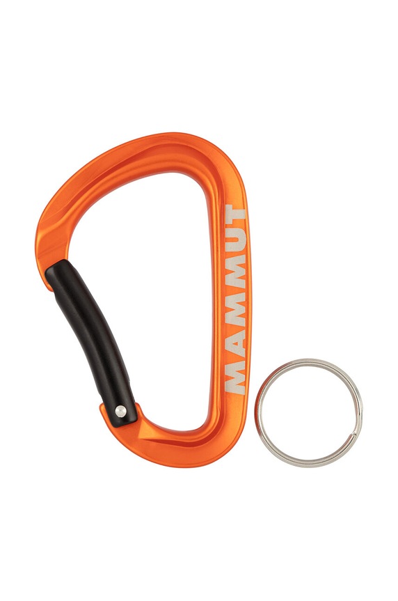 Doplňky Karabina Mammut Mini Carabiner Workhorse Keylock L 2810.00320 oranžová