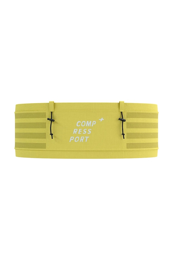 Compressport curea de alergare de damă Free Belt Pro galben CU00011B