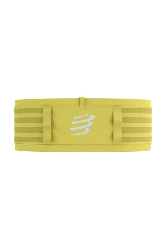 Compressport curea de alergare de damă Free Belt Pro galben CU00011B