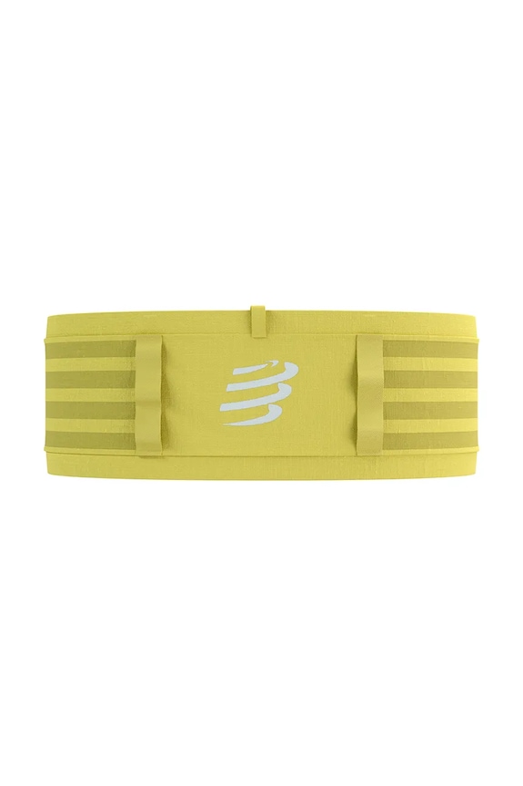 Compressport curea de alergare de damă Free Belt Pro galben CU00011B