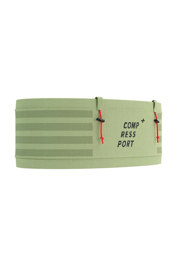 Compressport pas biegowy damski Free Belt Pro CU00011B zielony SS26