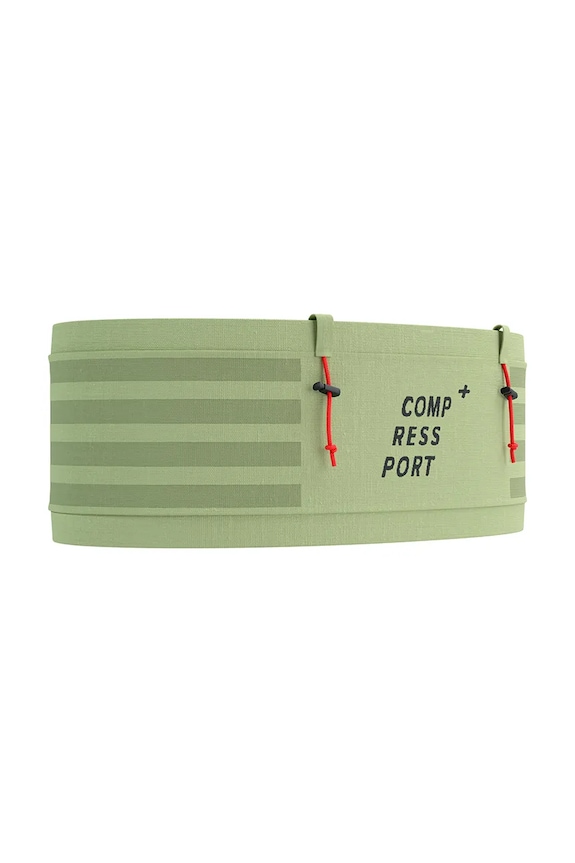 Compressport pas biegowy damski Free Belt Pro CU00011B zielony SS26