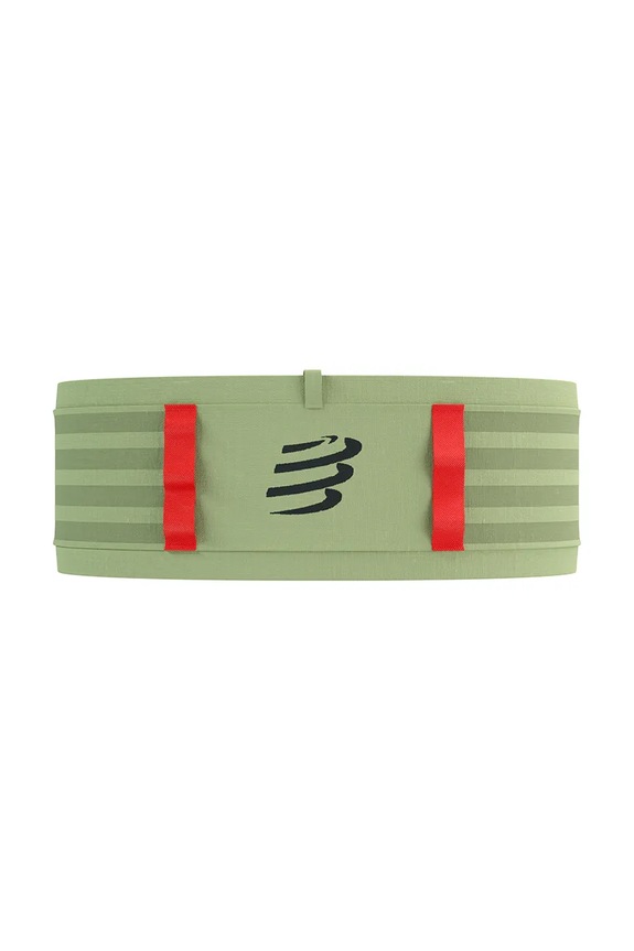 Compressport pas biegowy damski Free Belt Pro zielony CU00011B