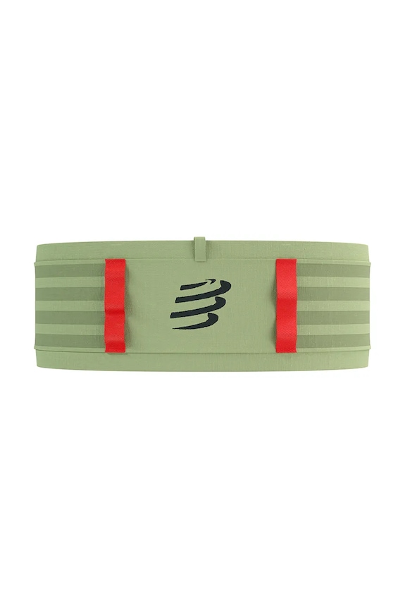 Compressport pas biegowy damski Free Belt Pro zielony CU00011B