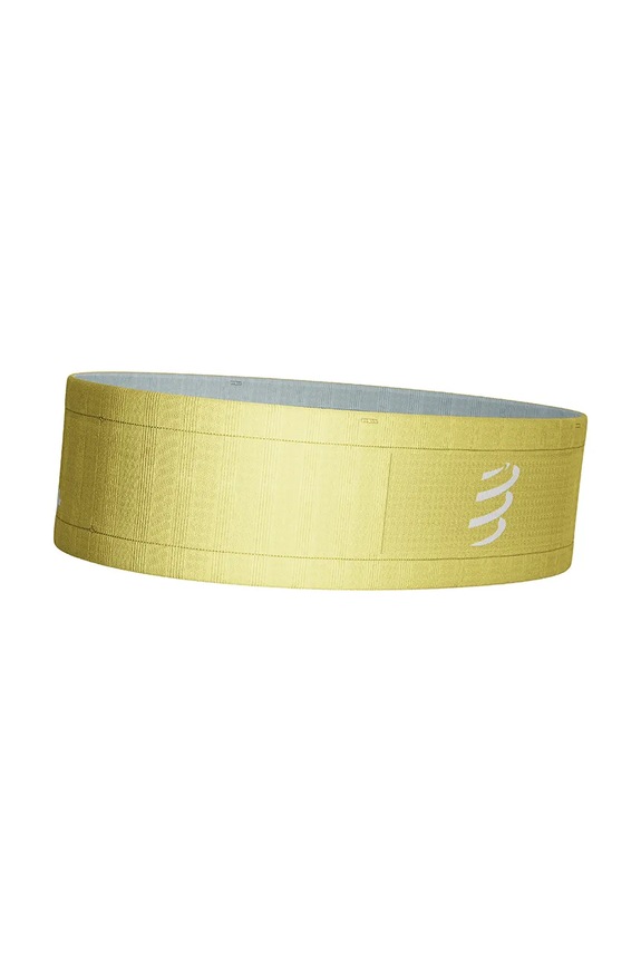 Compressport pas biegowy Free Belt żółty CU00012B