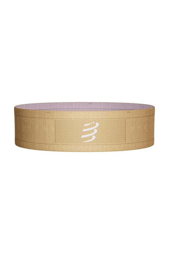 Compressport curea de alergare Free Belt bej CU00012B