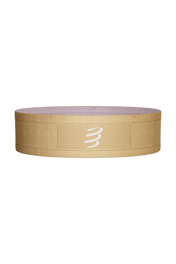Compressport curea de alergare Free Belt bej CU00012B