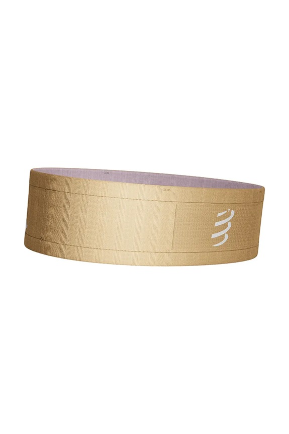 Compressport curea de alergare Free Belt CU00012B bej SS26