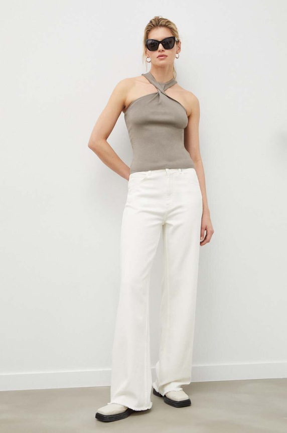 Top Drykorn 88564.420139 γκρί SS24
