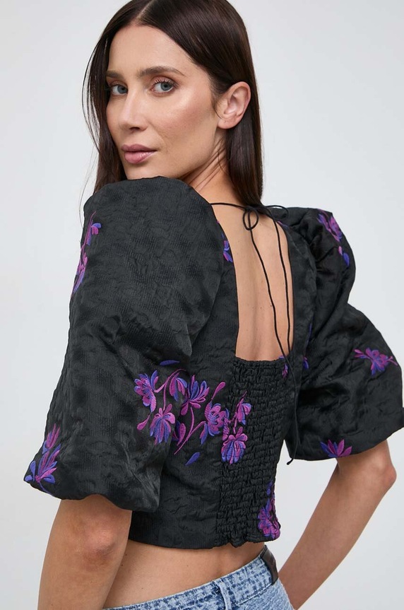 Oblečenie Blúzka Custommade Saia 999442258 čierna