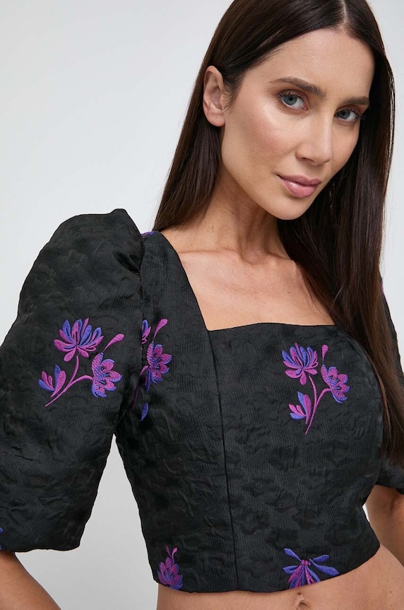 Blúzka Custommade Saia čierna 999442258