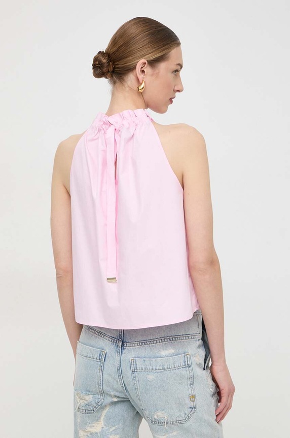 Pinko bluzka bawełniana 100895.A19U różowy AA00
