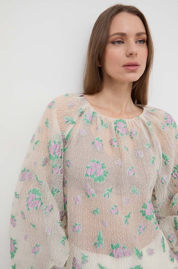 Custommade bluzka Berete 999395250 beżowy