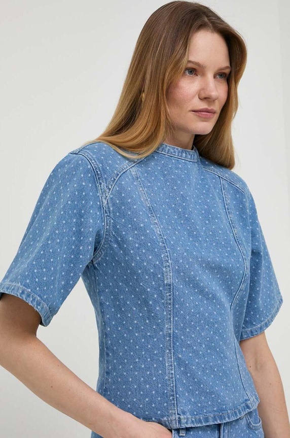Custommade bluza subtire de blugi albastru 999449289