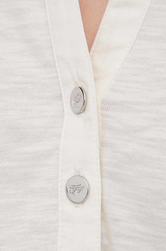 Lauren Ralph Lauren bluzka bawełniana 200933282 beżowy
