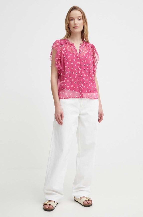Pepe Jeans koszula MARLEY PL304798 różowy SS24