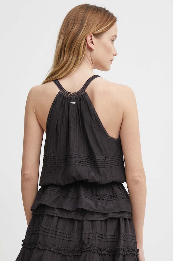 Odzież Pepe Jeans bluzka DAISY PL304821 czarny