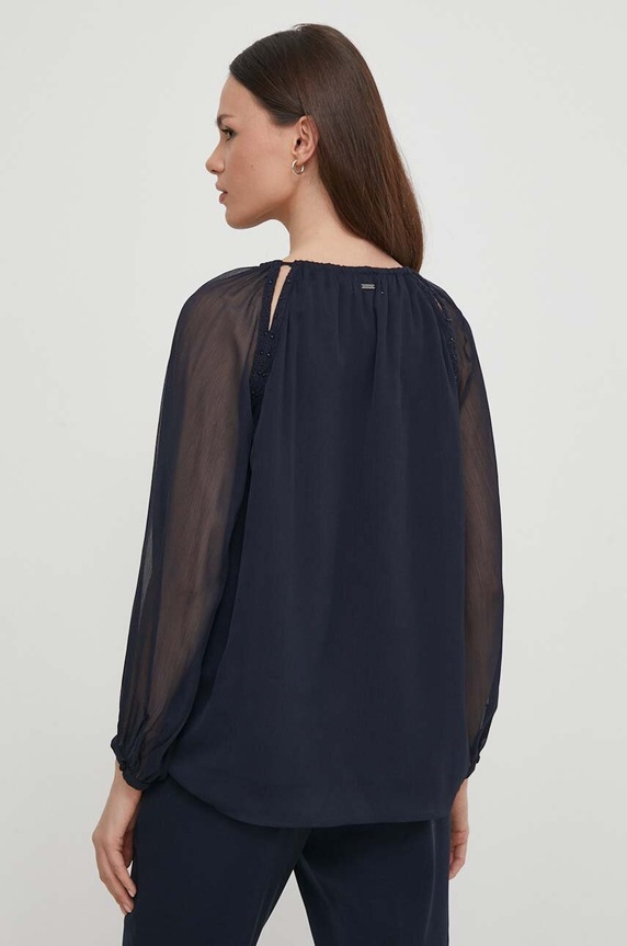 Odzież Pepe Jeans bluzka CHIARA PL304829 granatowy