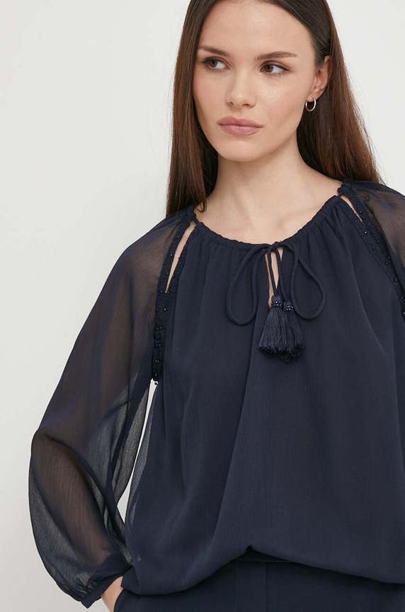 Pepe Jeans bluzka CHIARA granatowy PL304829