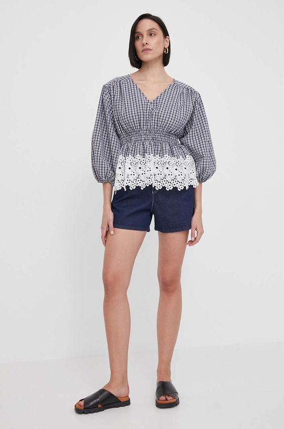 Barbour felső LSH1598 sötétkék SS24