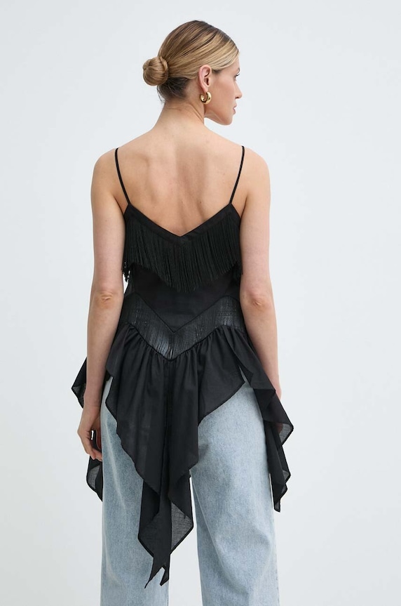 Дрехи Памучна блуза Pinko 103734.A1XN черен