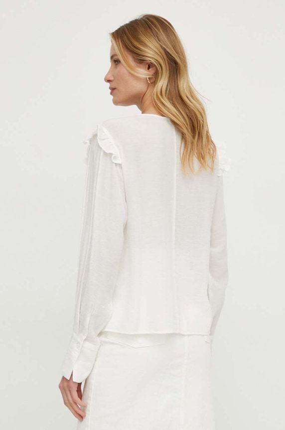 Oblečení Halenka United Colors of Benetton 5UMHDQ07C béžová