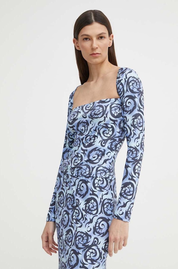 Résumé bluza AleenaRS cu modele albastru 20501121