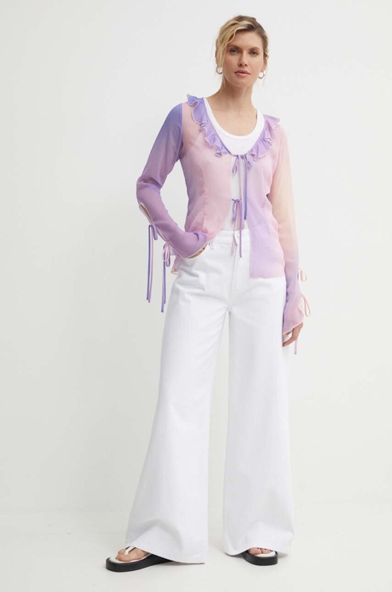 Résumé camicetta AishaRS Blouse 20731129 violetto SS24