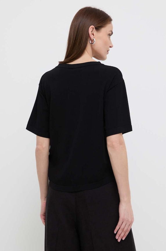 Ruházat Max Mara Leisure t-shirt 2416361048600 fekete