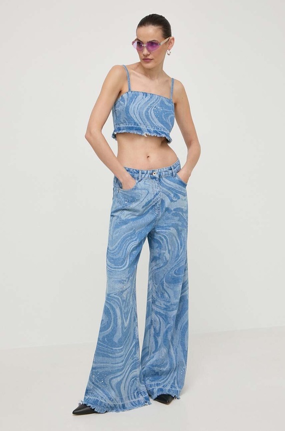 Denim μπλούζα Patrizia Pepe 2C1546.D073 μπλε AA00