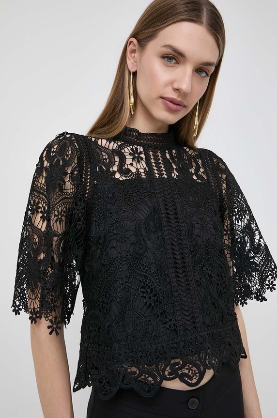 Morgan felső rövid fekete OGRAF.NOIR