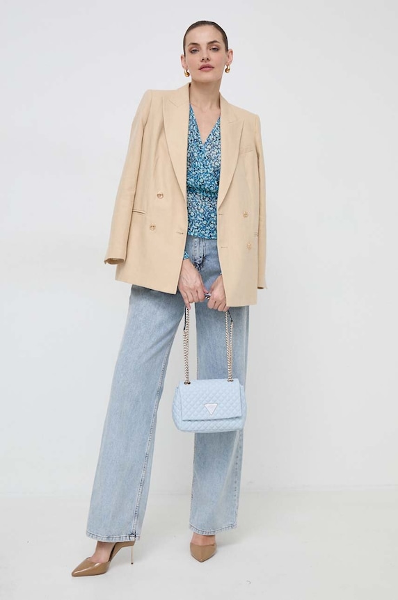 Morgan bluzka OLAGO.F OLAGO.F.MULTICO niebieski AW24