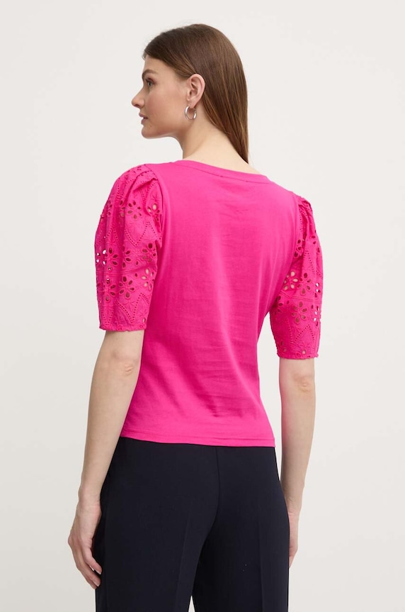 Ruházat Morgan t-shirt DPALM DPALM.BOUGAINVIL rózsaszín