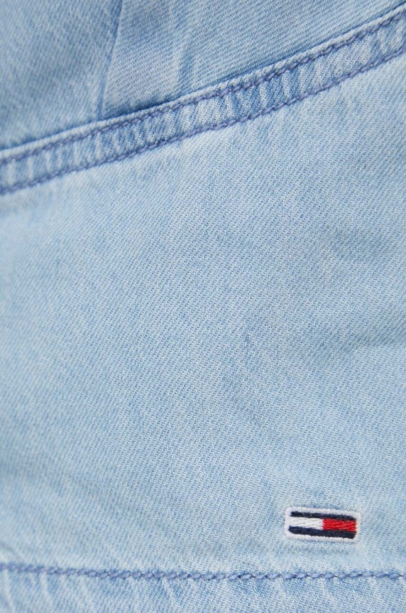 Tommy Jeans top jeansowy DW0DW17799 niebieski