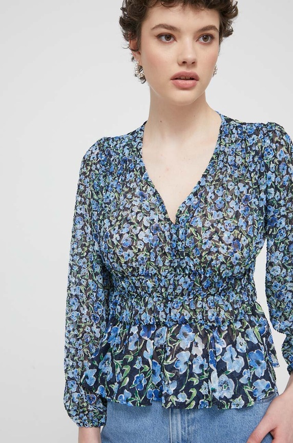 Desigual koszula ZOÉ regular granatowy 24SWBW17